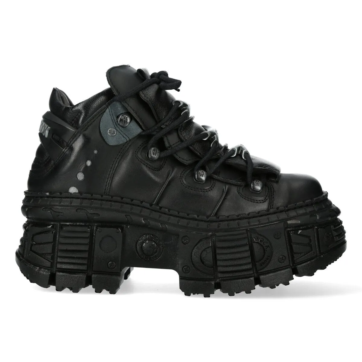 NEW ROCK -  WALL106-S12 Chunky Platform Gothic Boots