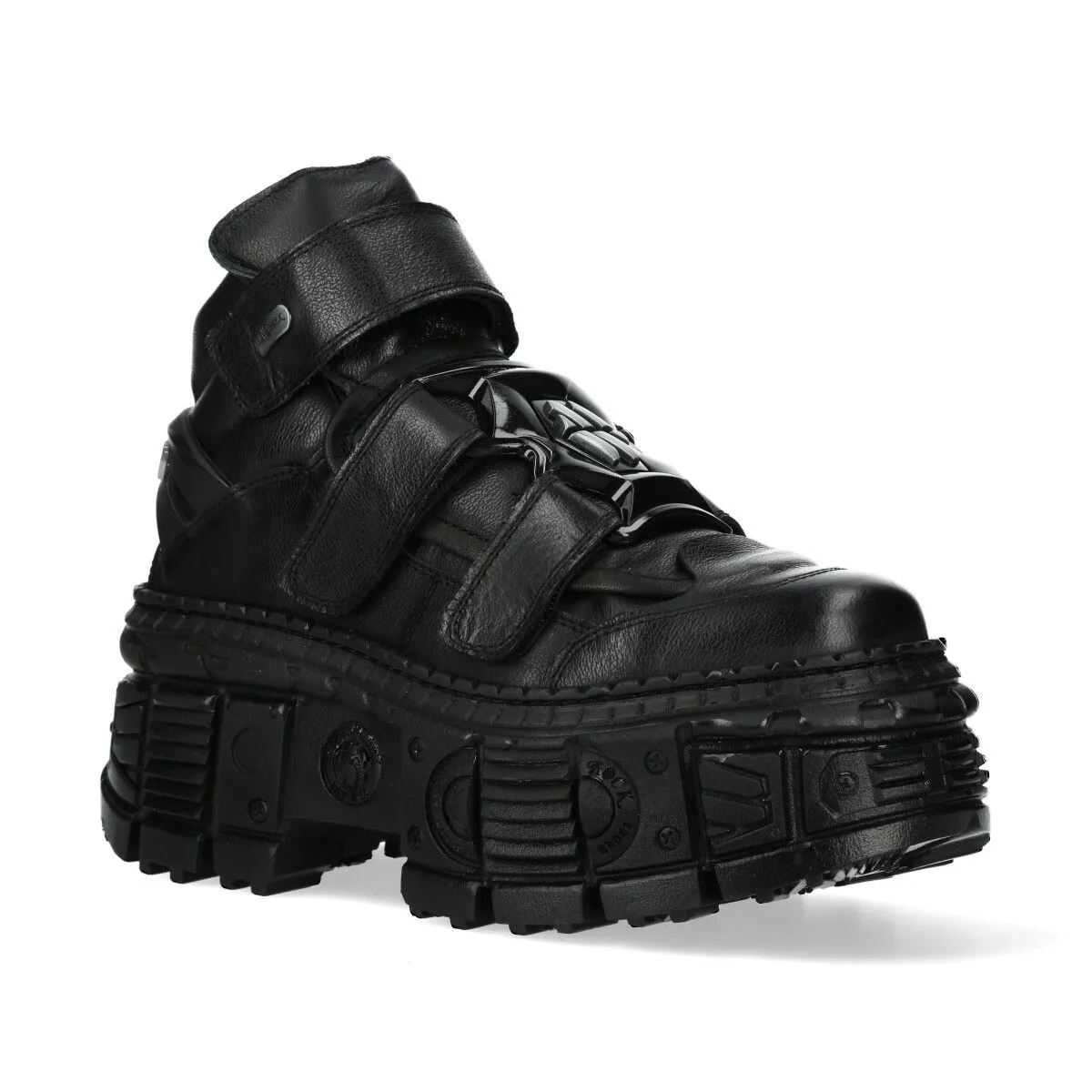 NEW ROCK -  WALL285-S2 Chunky Platform Boots