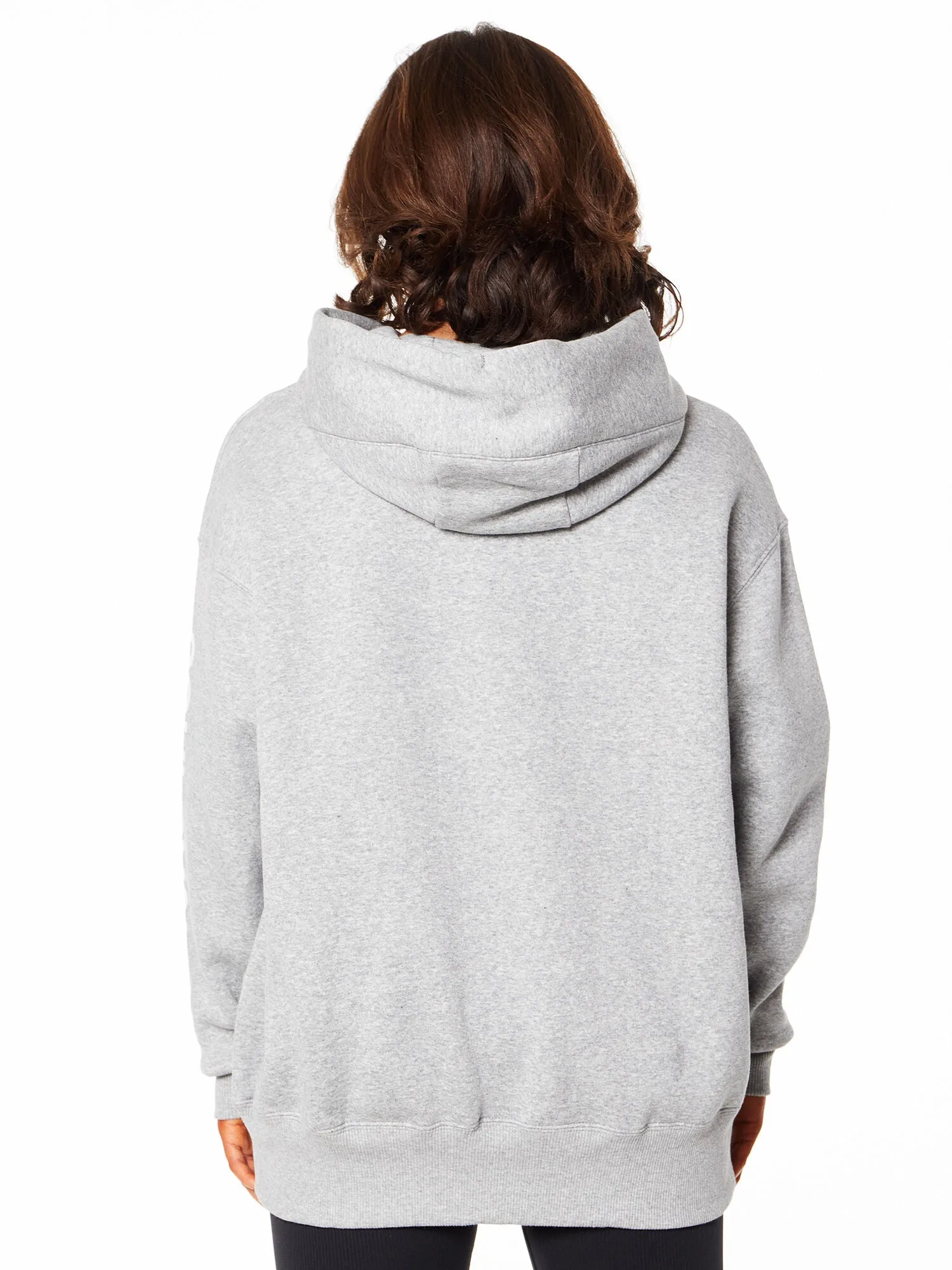 Nike | Sportswear Phoenix Fleece Oversized Pullover Hoodie | Heather Grey/White