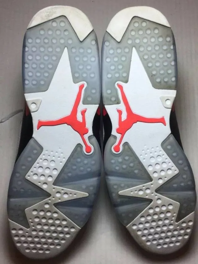 Nike air jordan 6 retro low 304401-123 white/infrared 23/bla