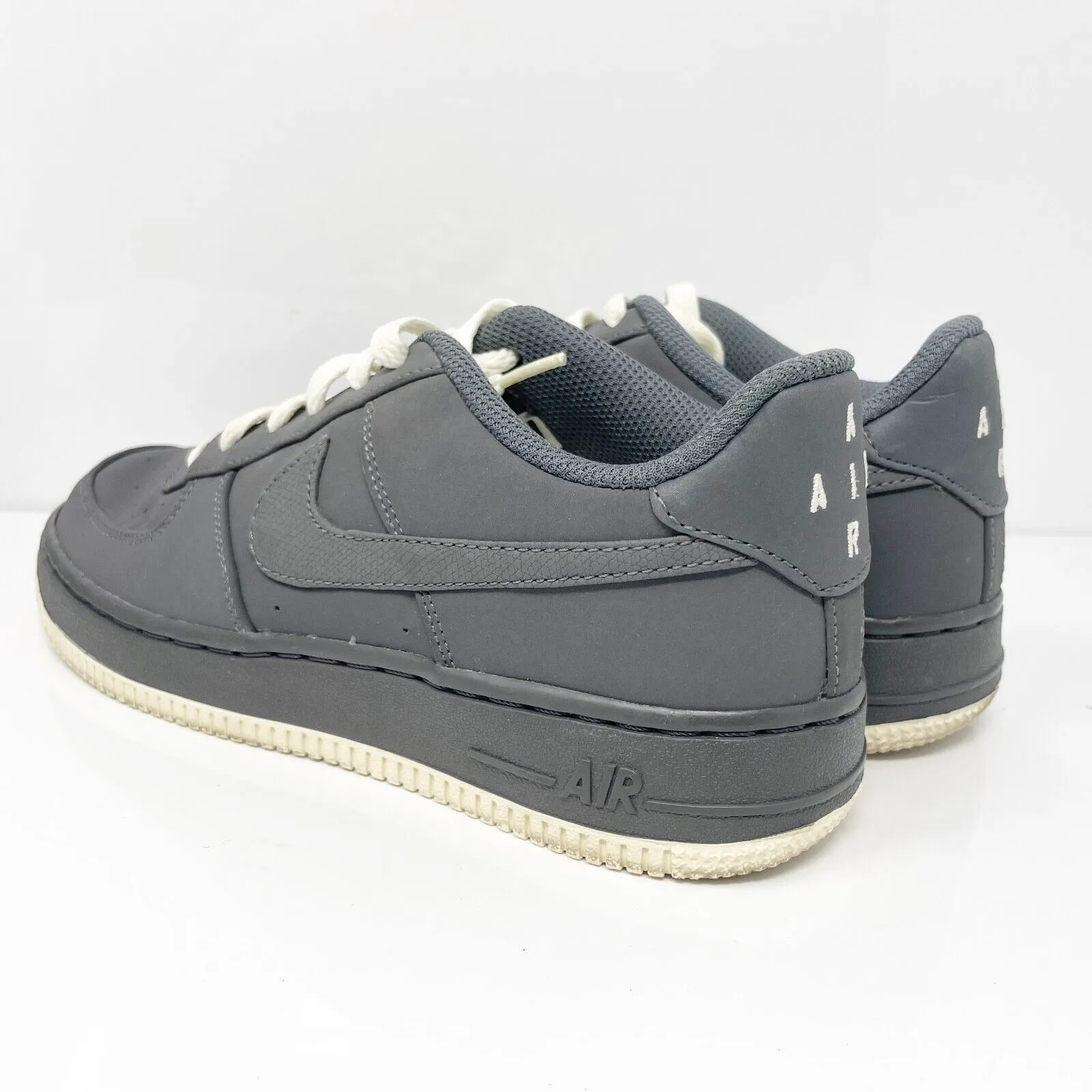 Nike Boys Air Force 1 596728-030 Gray Casual Shoes Sneakers Size 5Y