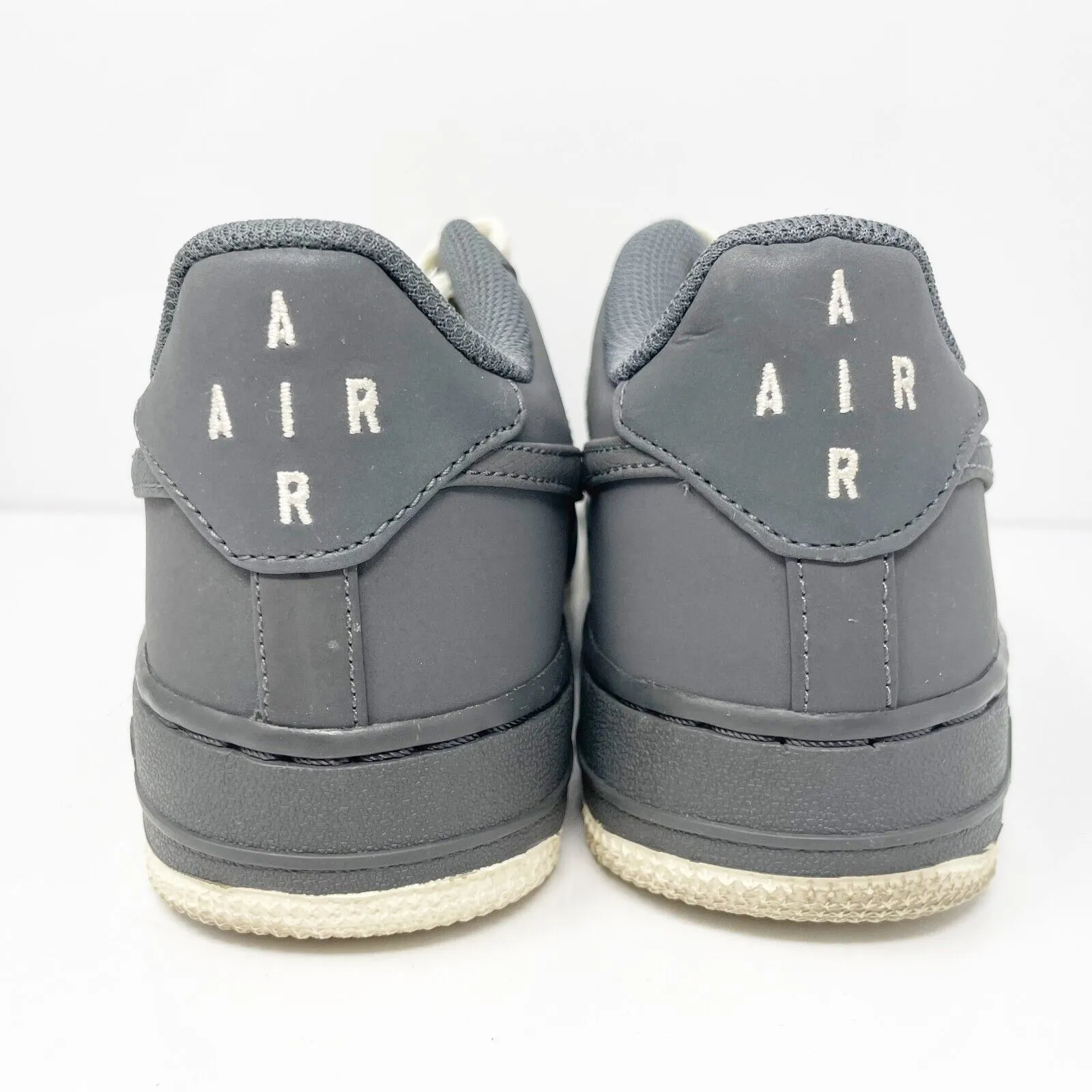Nike Boys Air Force 1 596728-030 Gray Casual Shoes Sneakers Size 5Y