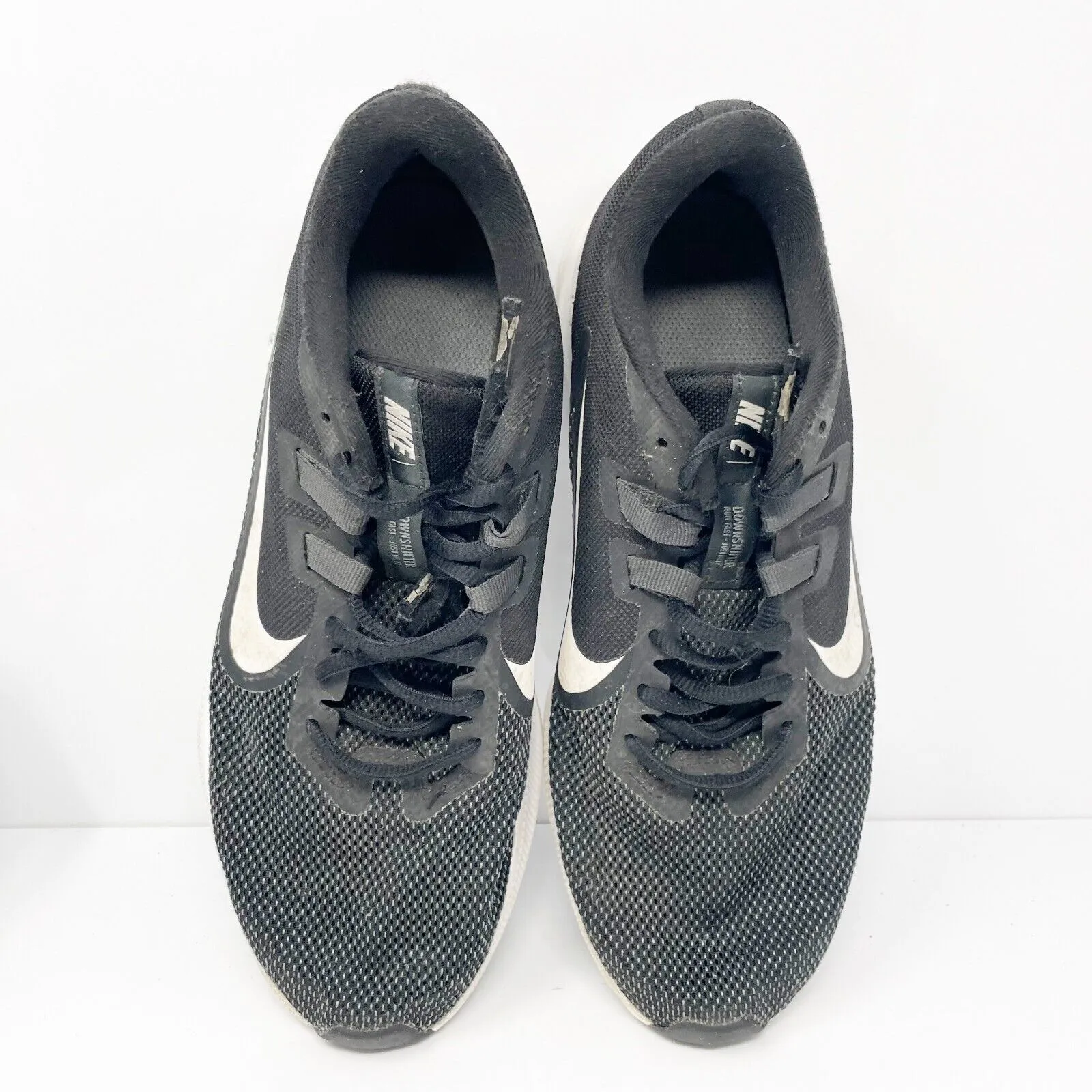 Nike Mens Downshifter 9 AQ7481-002 Black Running Shoes Sneakers Size 7.5