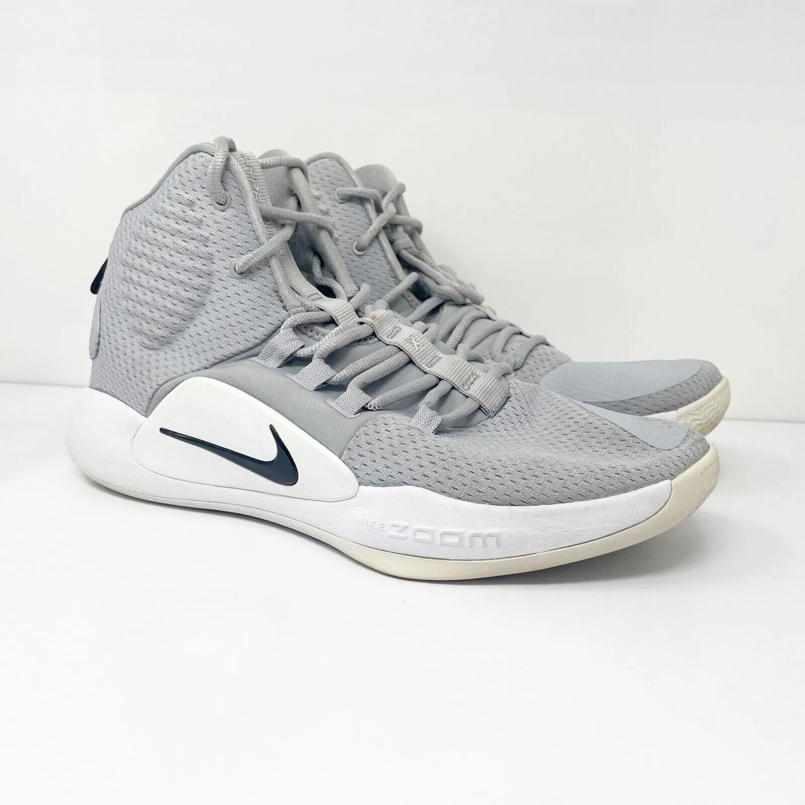 Nike Mens Hyperdunk X TB AT3866-003 Gray Basketball Shoes Sneakers Size 9.5