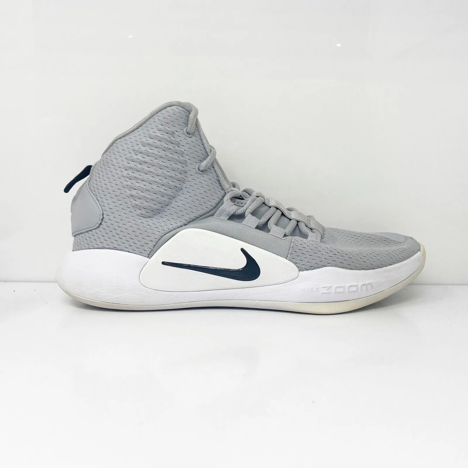 Nike Mens Hyperdunk X TB AT3866-003 Gray Basketball Shoes Sneakers Size 9.5