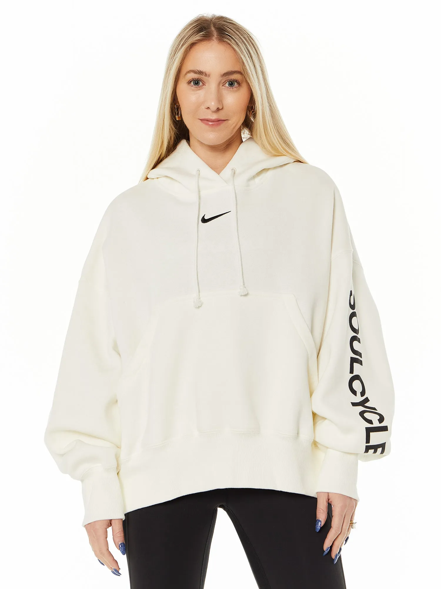 Nike USA Inc. | Over-Oversized Pullover Hoodie | White/Black