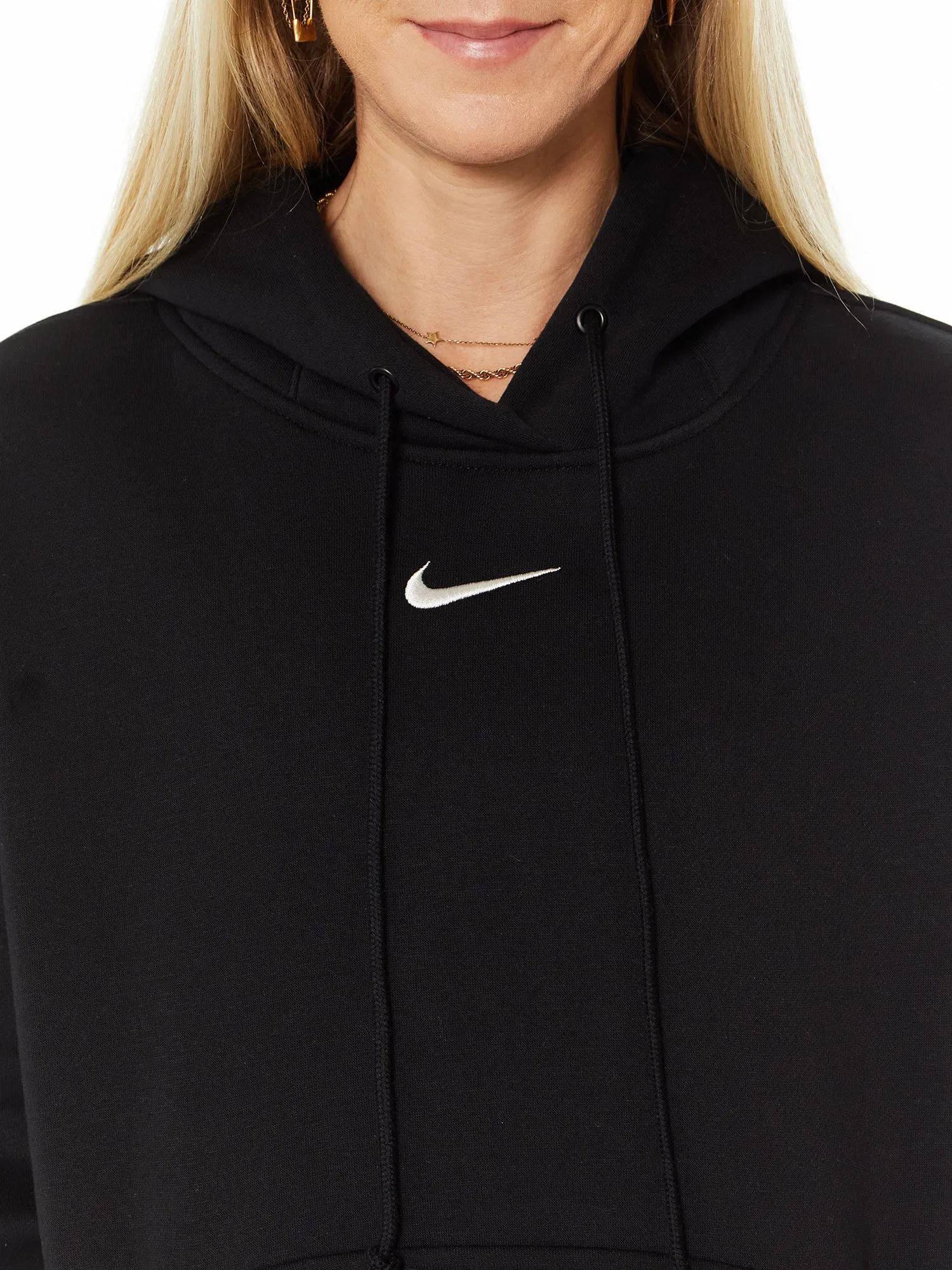 Nike USA Inc. | Oversized Pullover Hoodie | Black/White