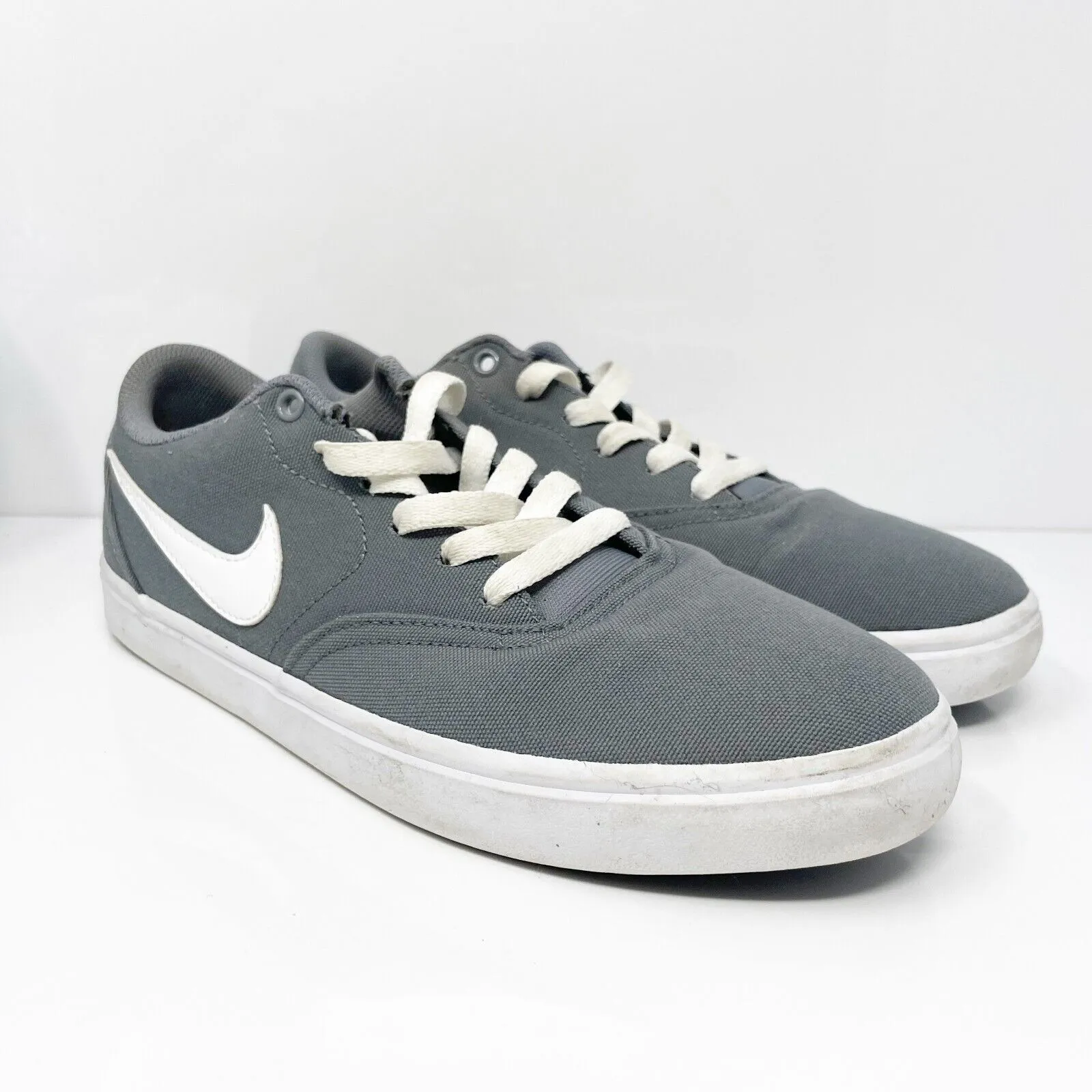 Nike Womens SB Check Solarsoft 921463-011 Gray Casual Shoes Sneakers Size 9