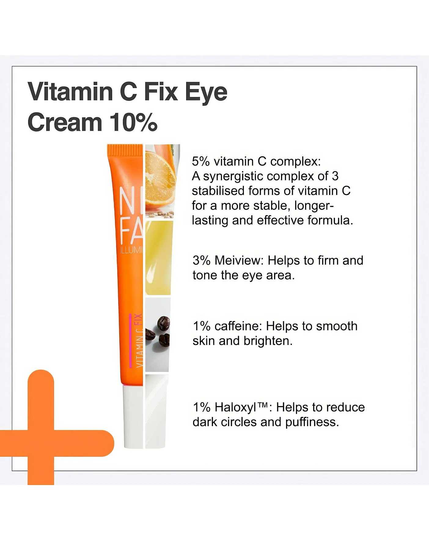 NIP+FAB Vitamin C Fix Eye Cream 10% -15ml