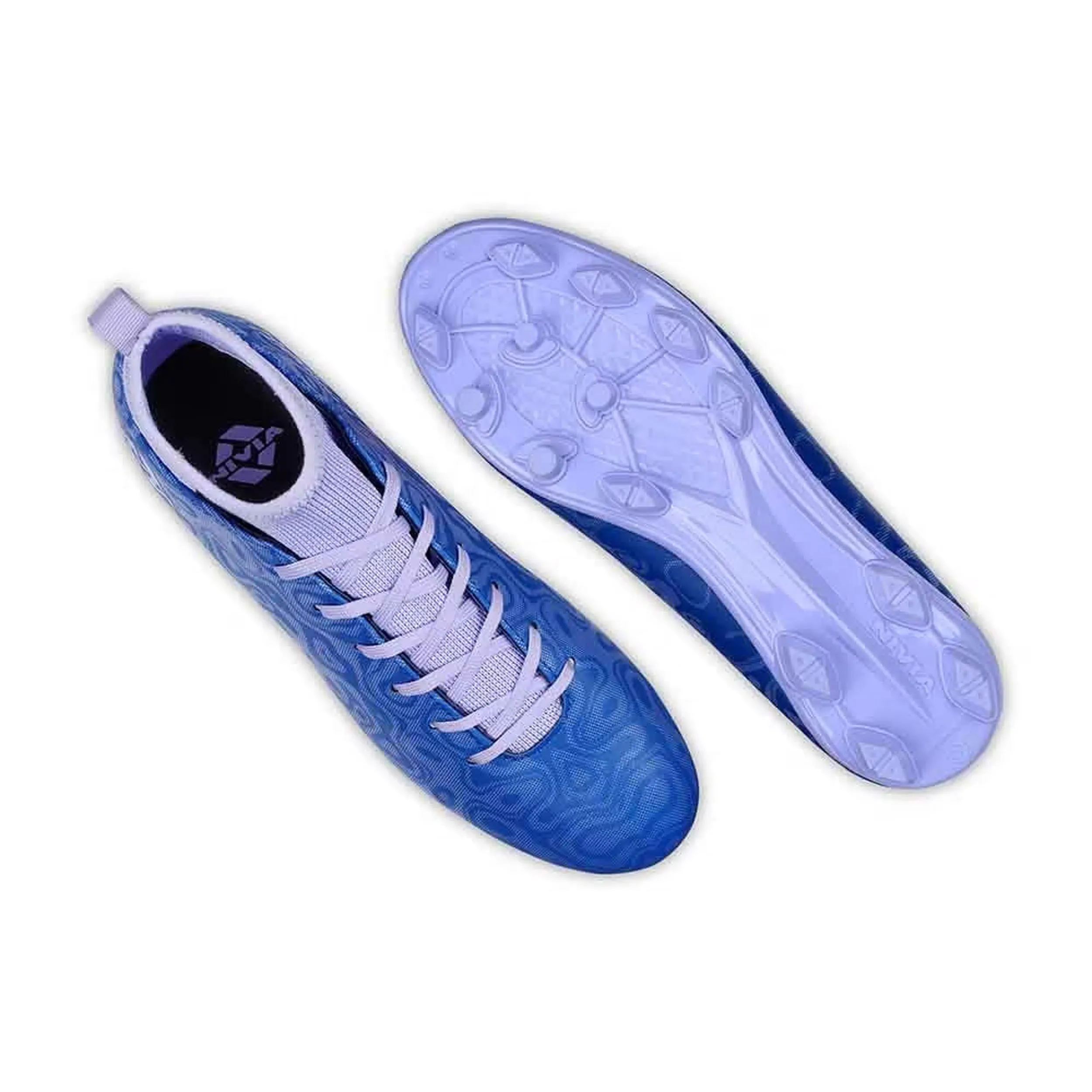 Nivia Carbonite 5.0 Pro Football Stud - Blue