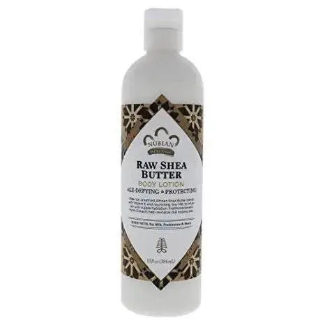 NUBIAN RAW SHEA BUTTER BODY LOTION 13OZ