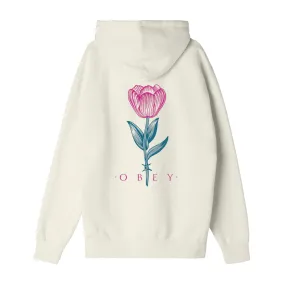 OBEY BARBWIRE FLOWER PREMIUM PULLOVER HOOD // UNBLEACHED