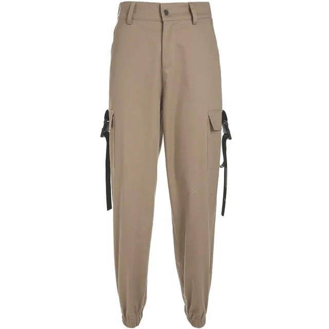 Obsidian High Waist Cargo Pants (3 Colours)