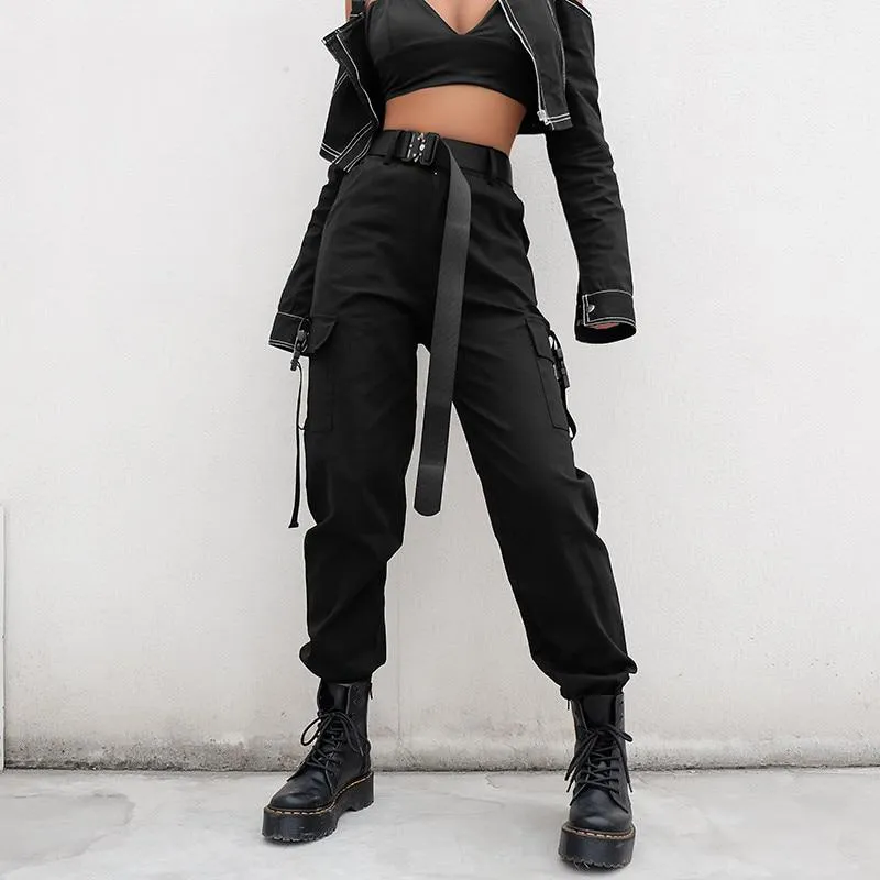 Obsidian High Waist Cargo Pants (3 Colours)