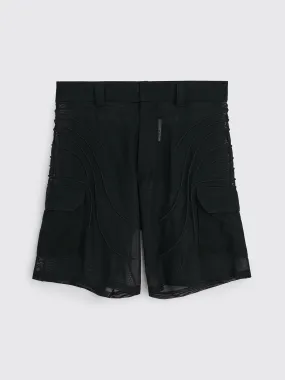 Olly Shinder Veins Utility Shorts Black