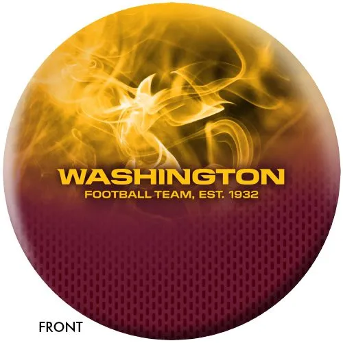 OTB NFL Washington Football Team On Fire Bowling Ball
