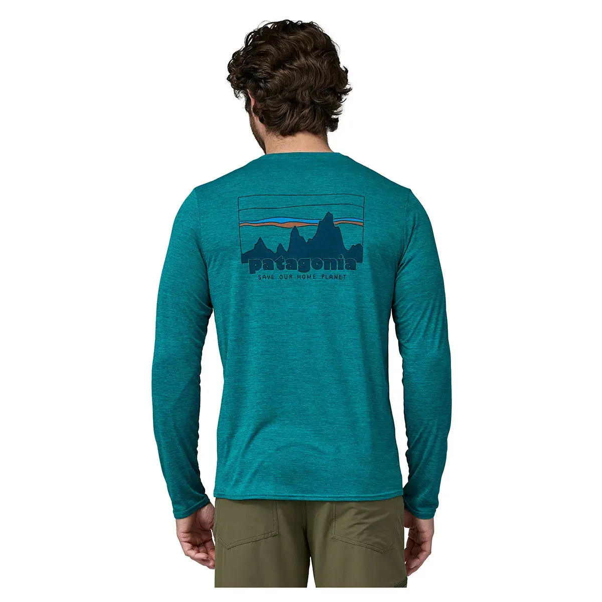 Patagonia Men's Long Sleeved Cap Cool Daily Graphic Shirt - SKBX