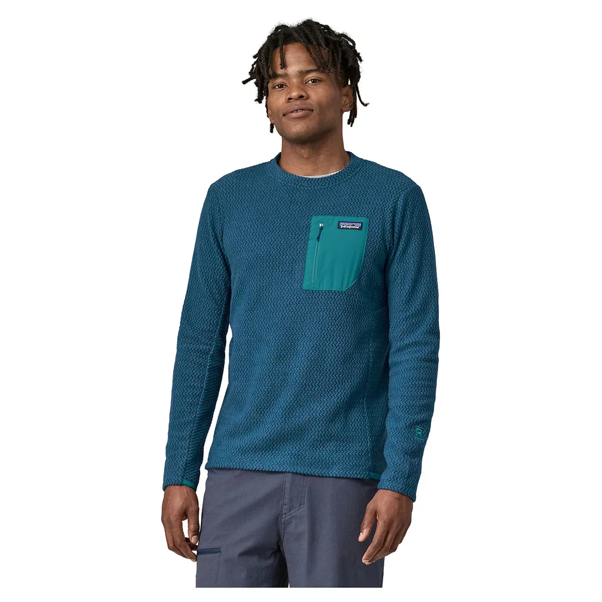 Patagonia Men's R1 Air Crew Fleece - Lagom Blue