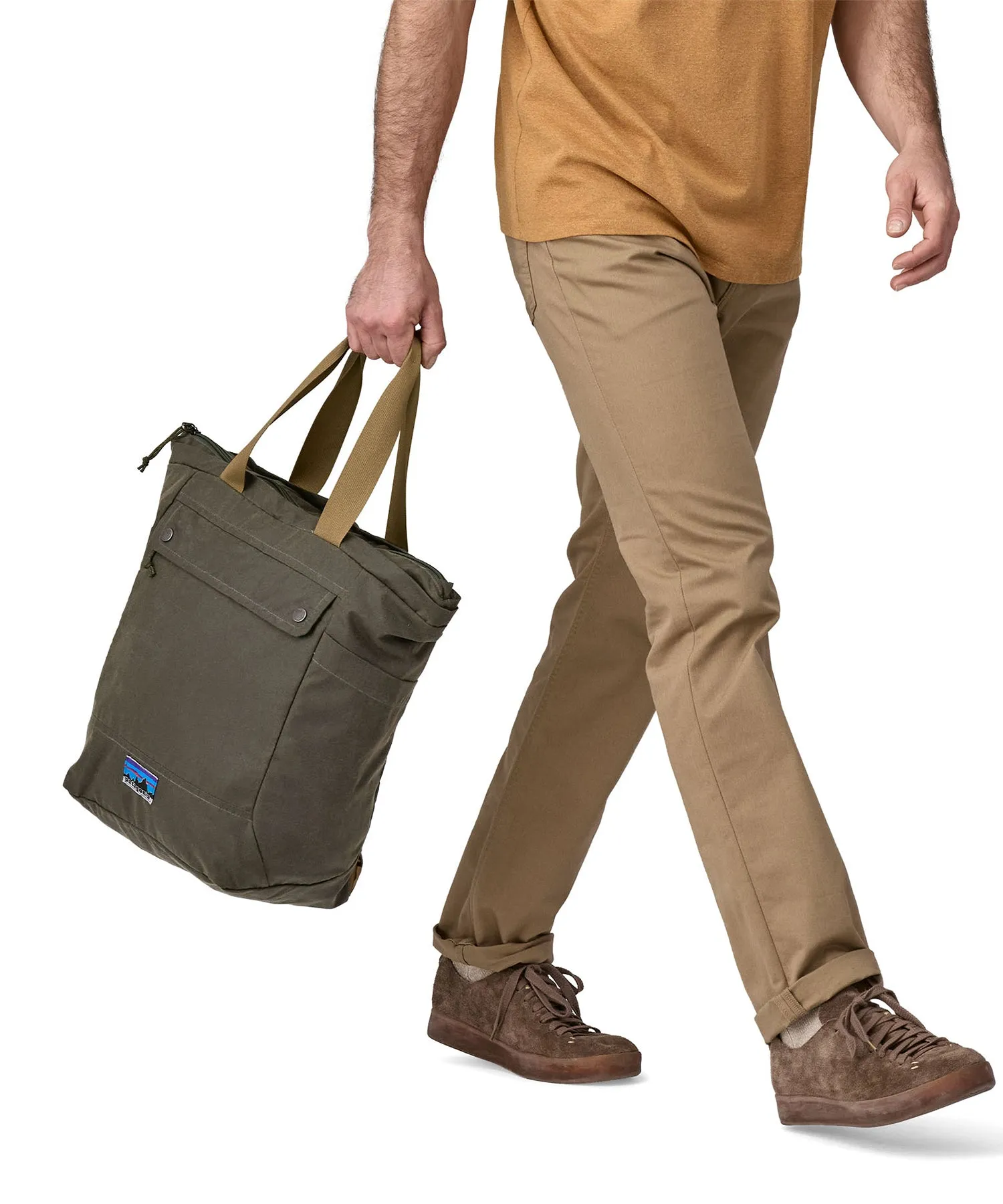 Patagonia Waxed Canvas Tote Pack Basin Green