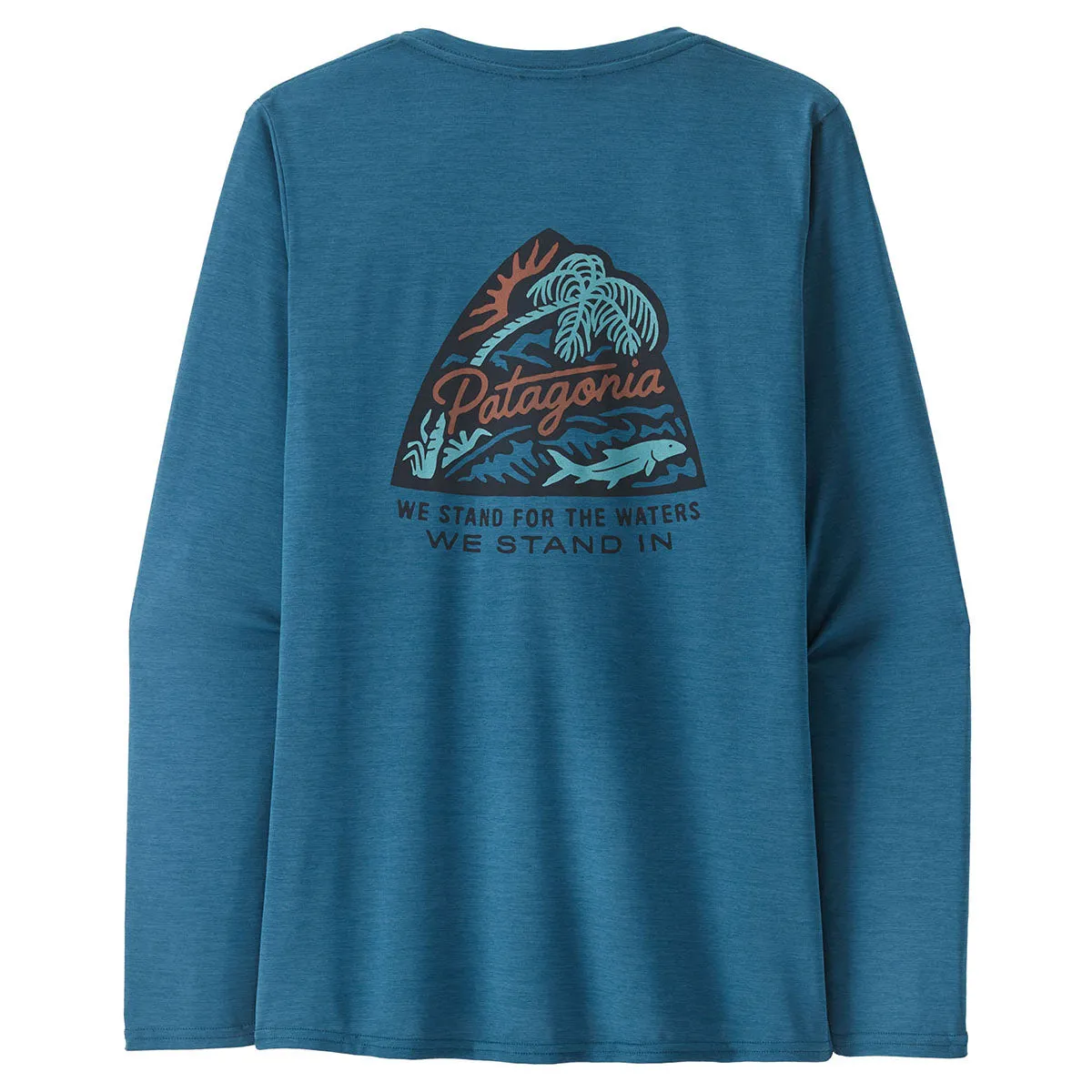 Patagonia Women's Long-Sleeved Capilene Cool Daily Graphic Shirt - Waters BAWX