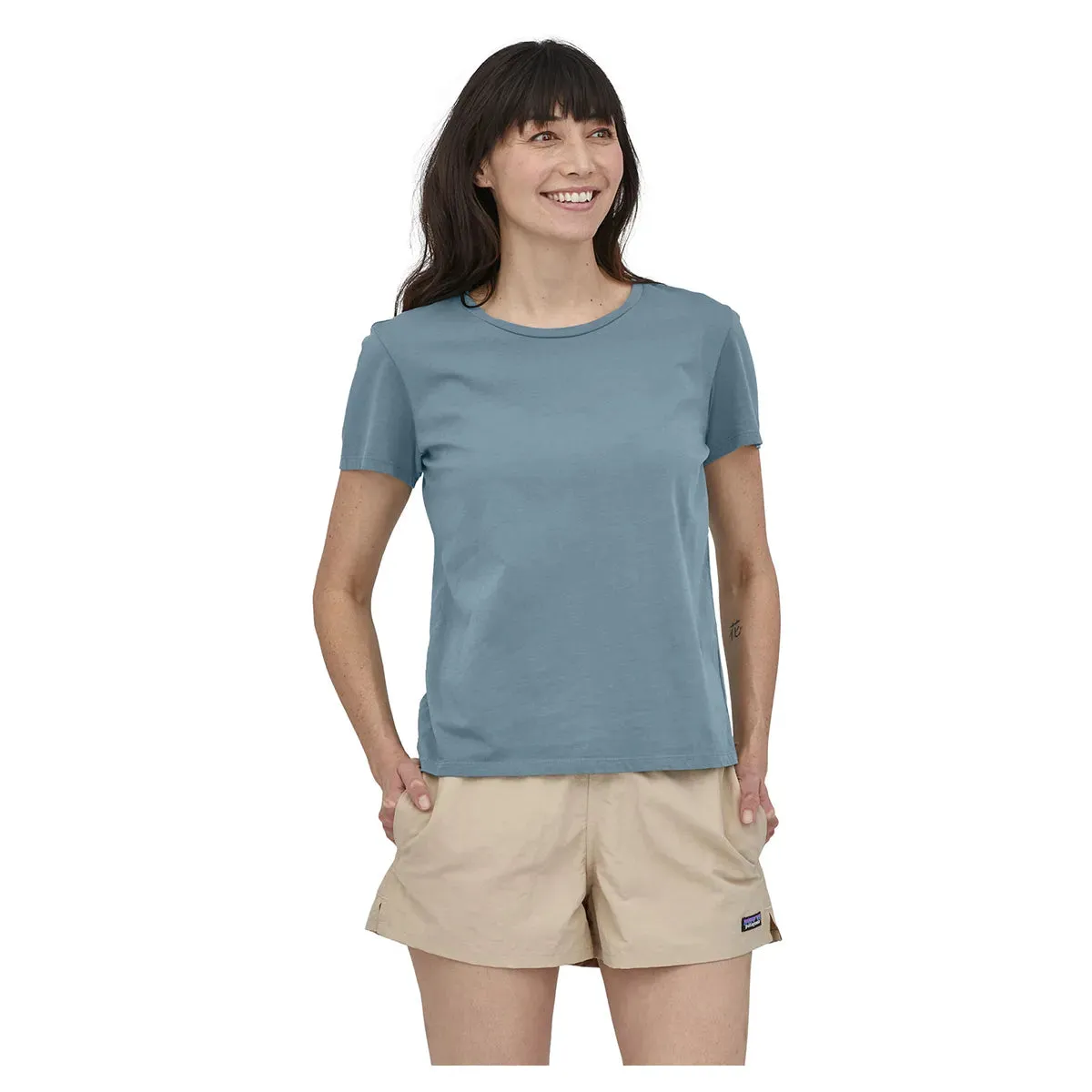 Patagonia Women's Regen Organic Certified Cotton Tee - Plume Grey