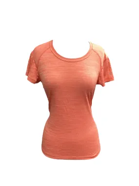 Peach Athletic Top Short Sleeve Columbia, Size M