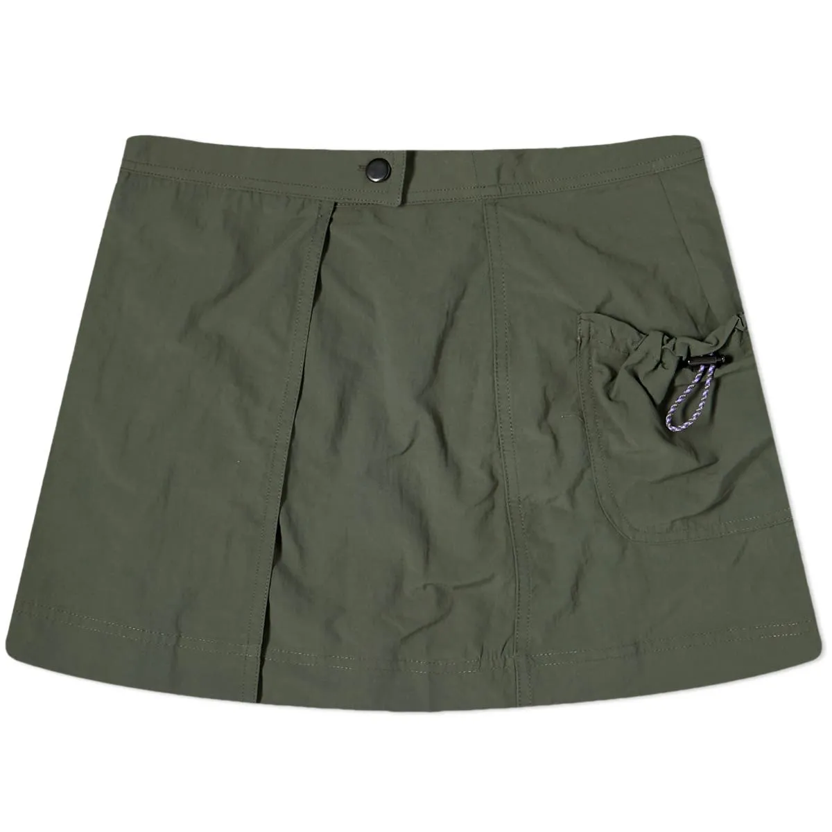 Peachy Den Mimi Mini SkirtSlate Green