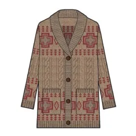 Pendleton Lambswool Cable Cardigan