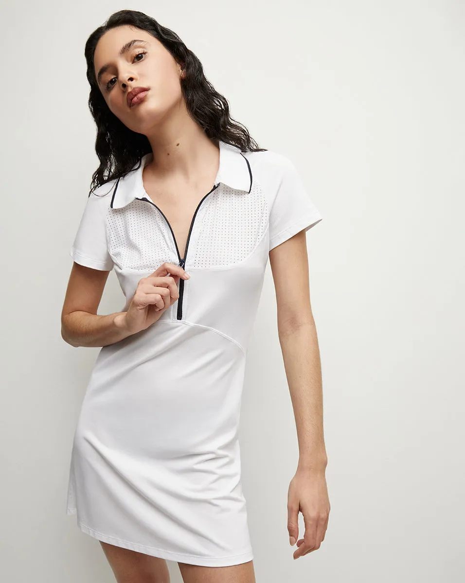 Performance Mesh Polo Dress