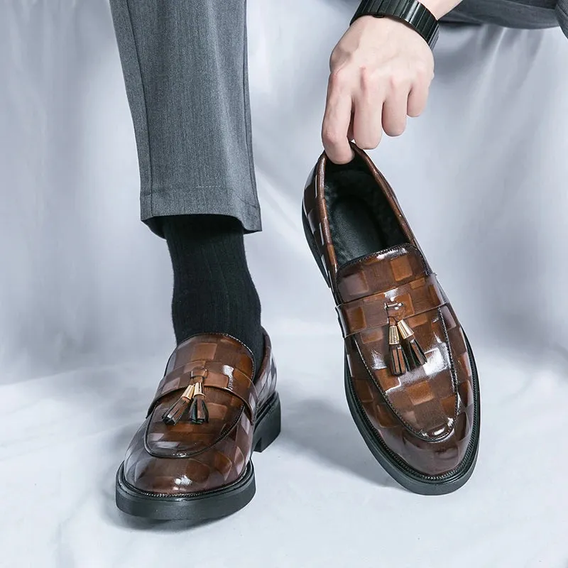 Pietro Murano Leather Penny Loafers