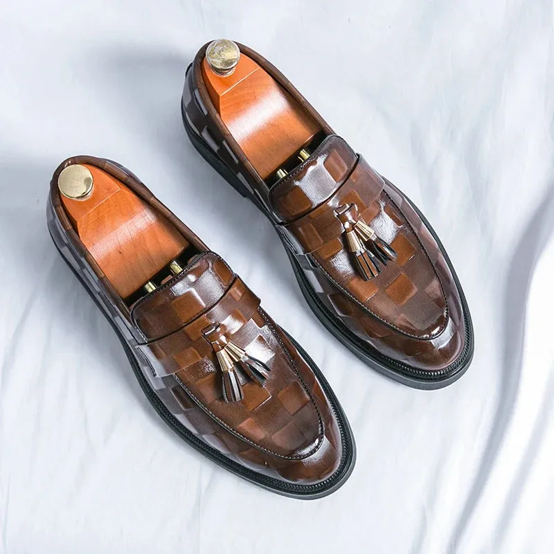 Pietro Murano Leather Penny Loafers