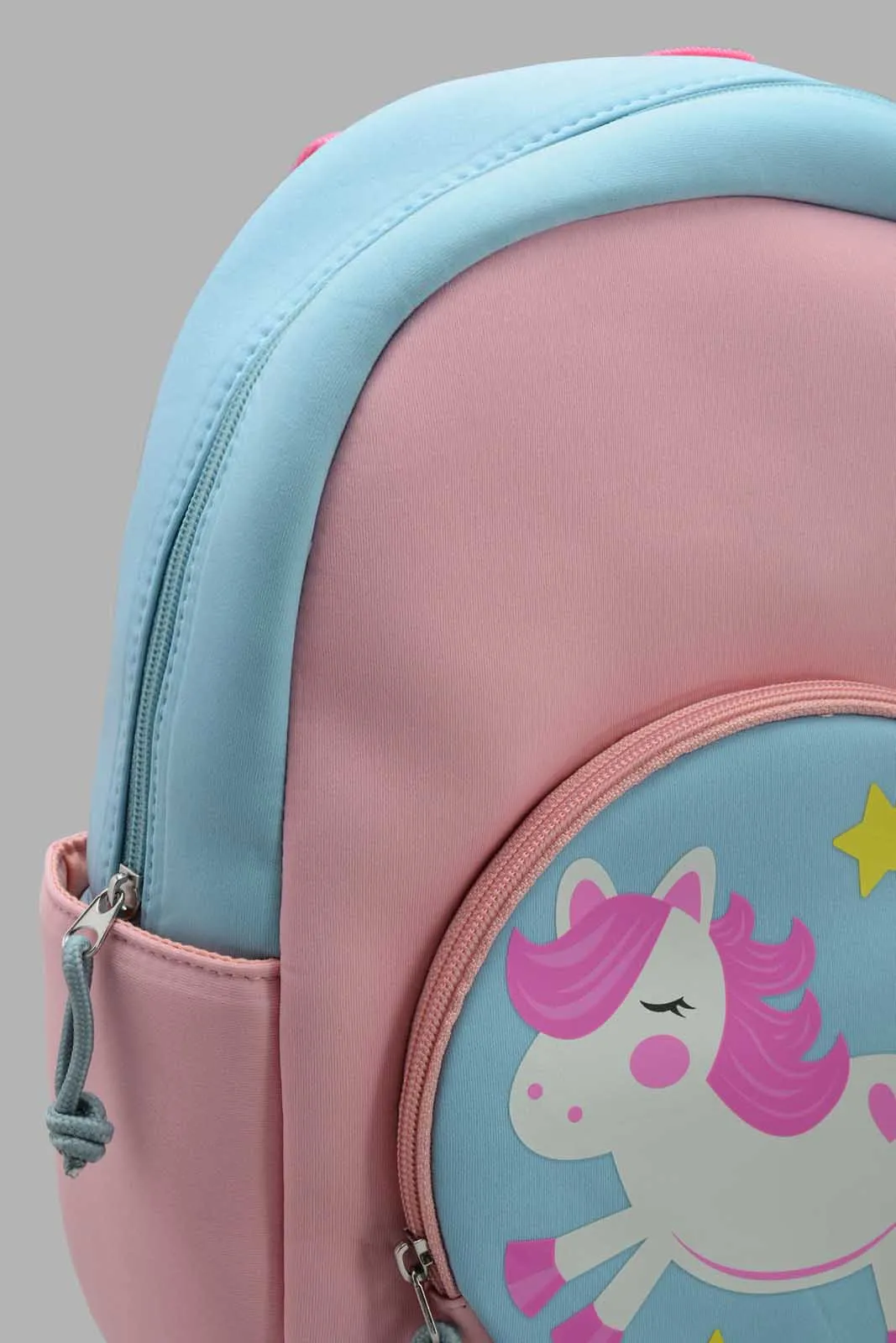 Pink And Blue Unicorn Backpack For Girls