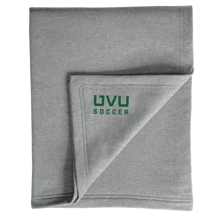 Port & Company Core Fleece Sweatshirt Blanket- UVU Soccer