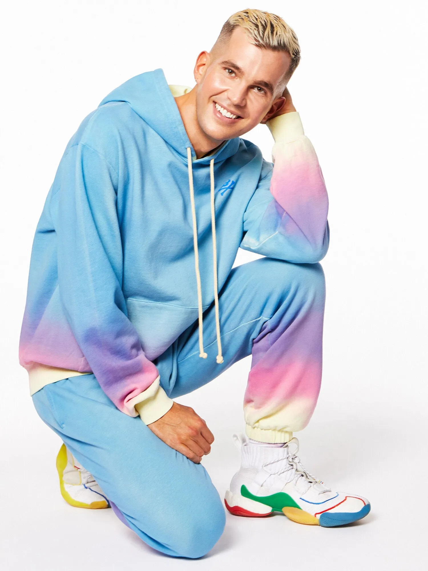 Pride Kingsley Hoodie Rainbow | Pink/Blue