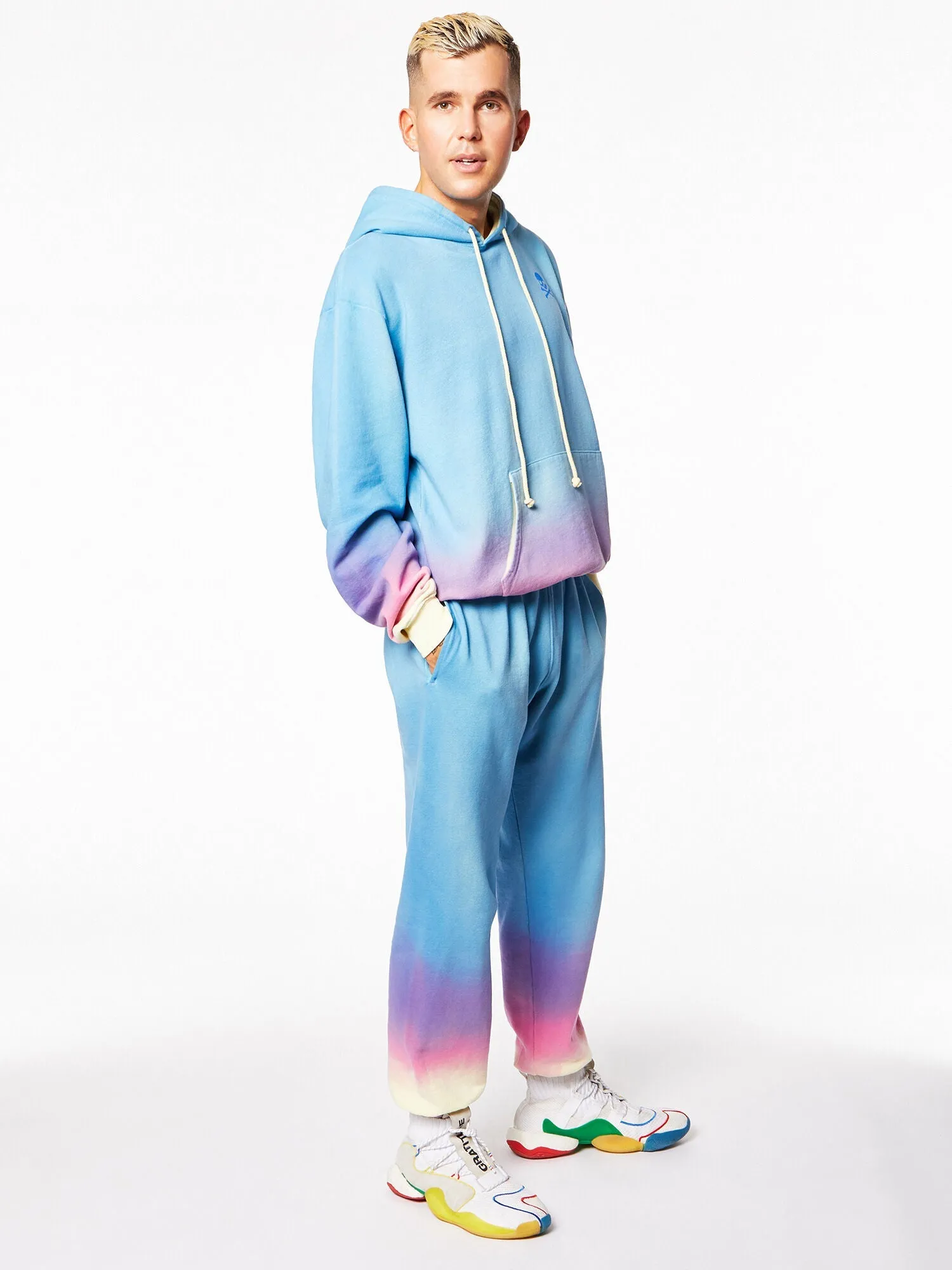 Pride Kingsley Hoodie Rainbow | Pink/Blue