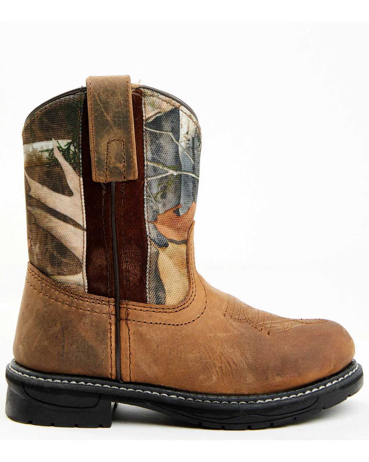 Product Name:  Cody James Boys' Real Tree Camo Work Boot - Round Toe