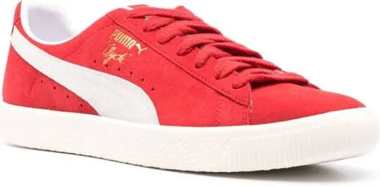 PUMA Clyde leather sneakers Red