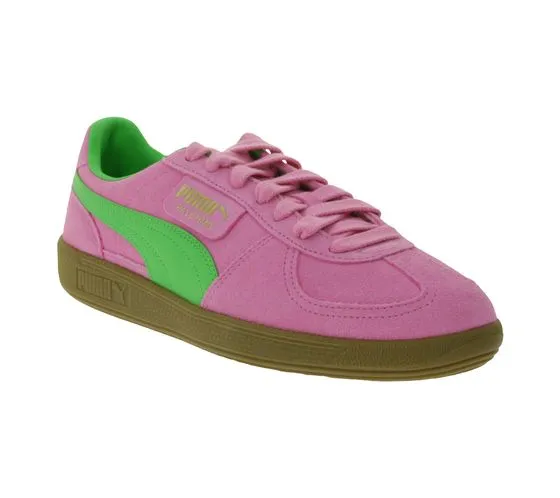 PUMA Palermo Special sneakers da tutti i giorni scarpe in vera pelle scarpe da ginnastica basse 397549 01 rosa/verde