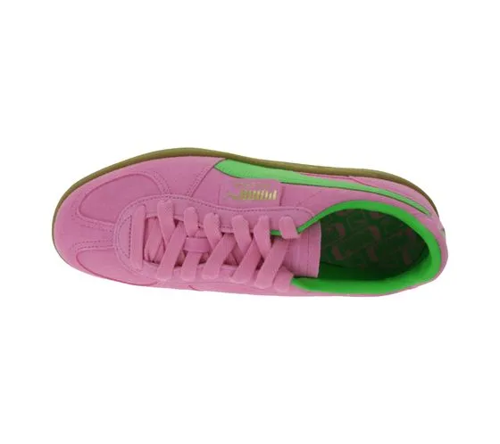 PUMA Palermo Special sneakers da tutti i giorni scarpe in vera pelle scarpe da ginnastica basse 397549 01 rosa/verde