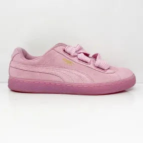 Puma Womens Suede Heart 363229 01 Pink Casual Shoes Sneakers Size 8