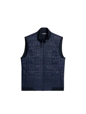 Quilt Hybrid Vest / JL Navy