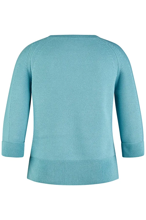 Rabe & LecomteBLUE KNITTED SWEATER