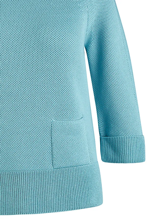 Rabe & LecomteBLUE KNITTED SWEATER