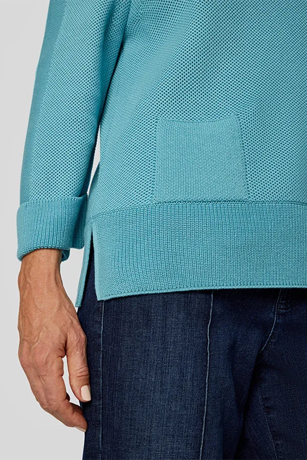 Rabe & LecomteBLUE KNITTED SWEATER