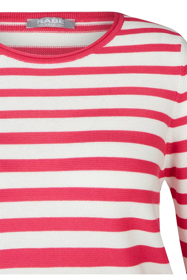 Rabe & LecomteMAGENTA STRIPED SWEATER