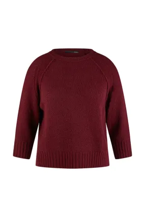 Rabe & LecomteRED 3/4 CREWNECK SWEATER