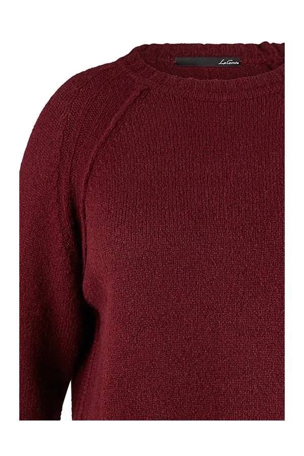 Rabe & LecomteRED 3/4 CREWNECK SWEATER