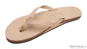 Rainbow Sandals Women's - Single Layer - 1/2 Strap - Sierra Brown