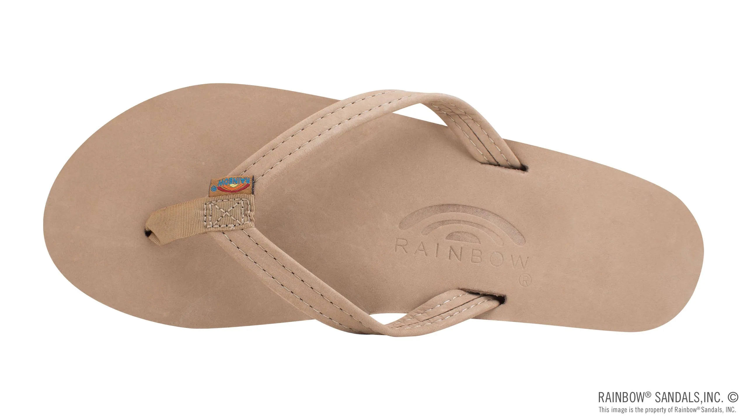 Rainbow Sandals Women's - Single Layer - 1/2 Strap - Sierra Brown