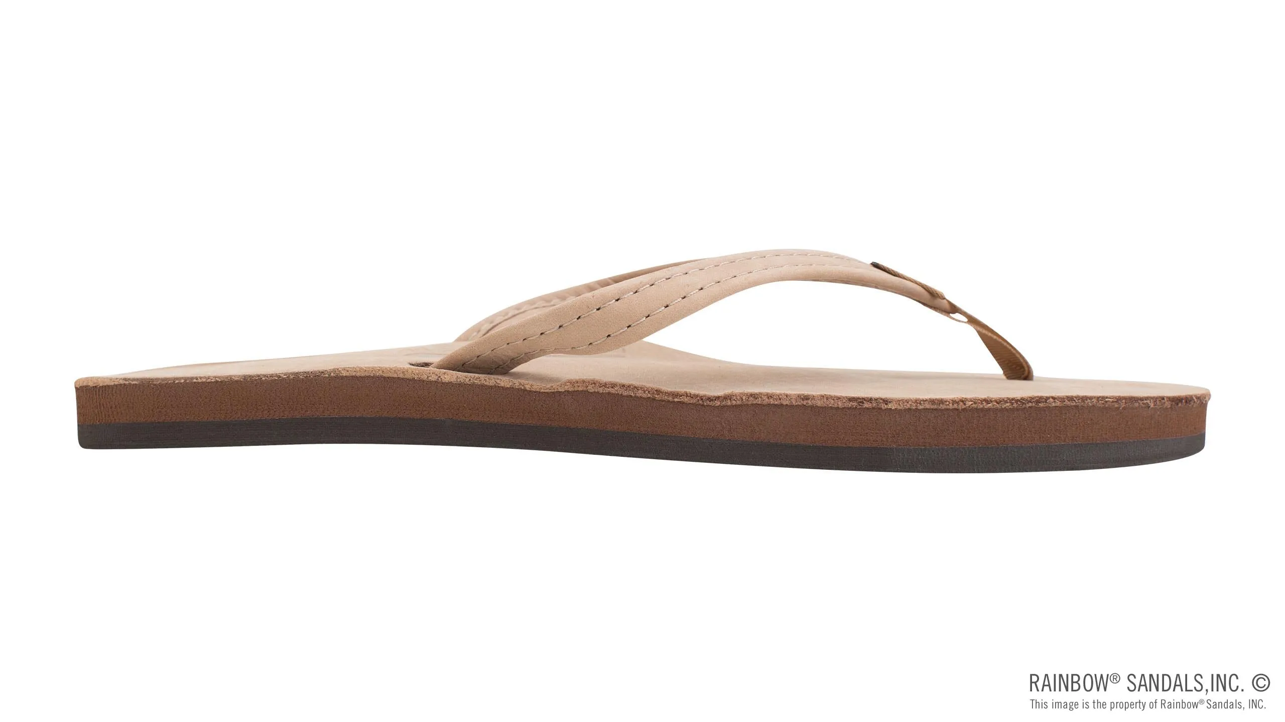 Rainbow Sandals Women's - Single Layer - 1/2 Strap - Sierra Brown